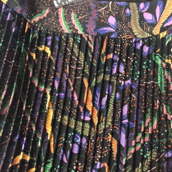 New Saloni Woven skirt Pleated Size 8 - Picture 7 of 7